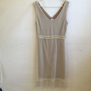 ‎EMMA & MICHELLE FRINGED DRESS